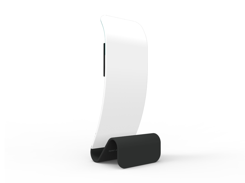 Wave Monitor Display Stand with Graphics