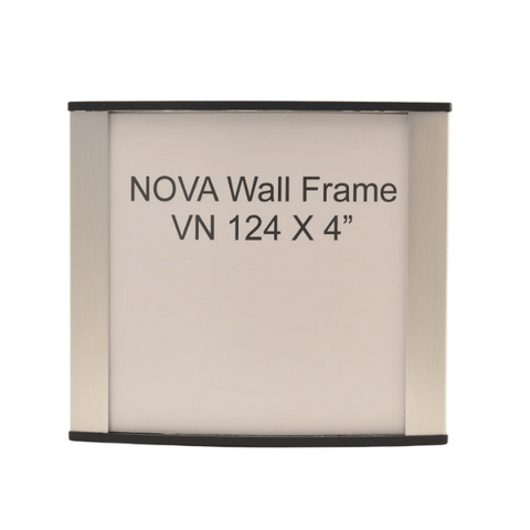 NOVA 4.88 x 4.25 office sign frame for wall or door professional display