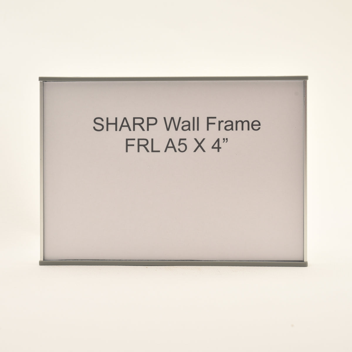 SHARP 5.951” wide x 4” tall