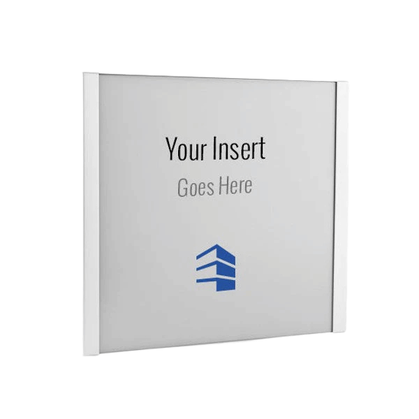 7 1/2 in. x 6 1/4 in. OFFICE DOOR / WALL NAMEPLATE SIGN FRAME w/Acrylic Lens