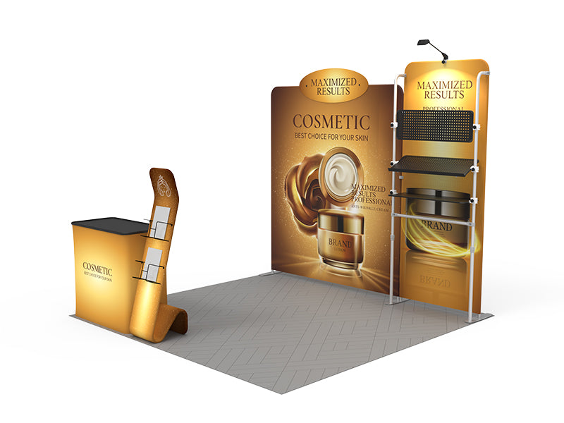 10x10ft Custom Trade Show Booth Kit 22