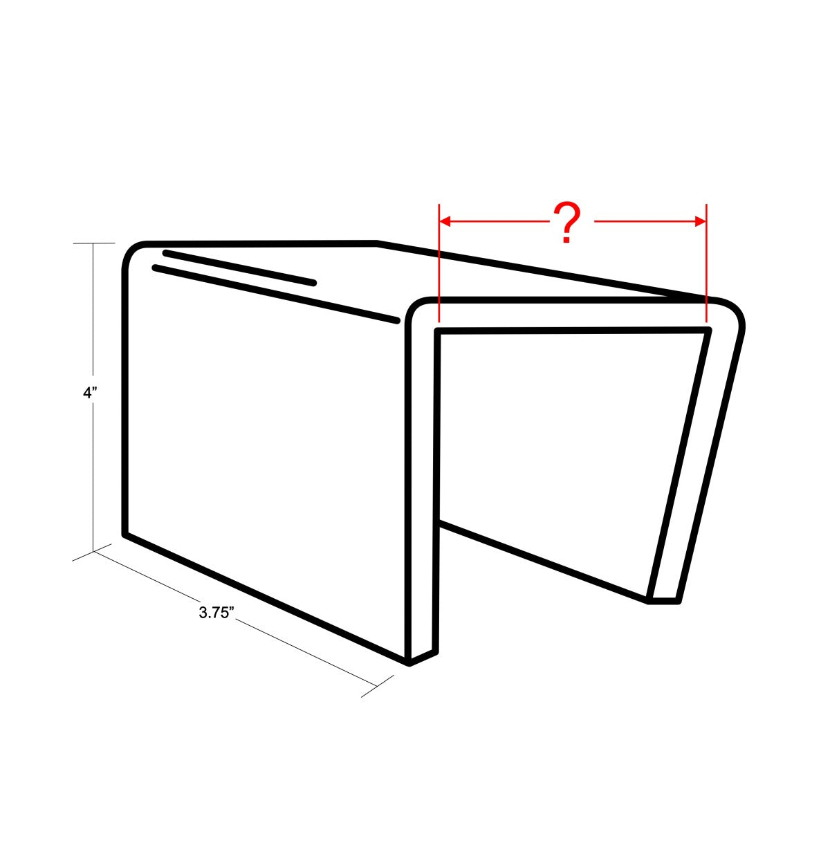 ACRYLIC CUBICLE PARTITION BRACKET
