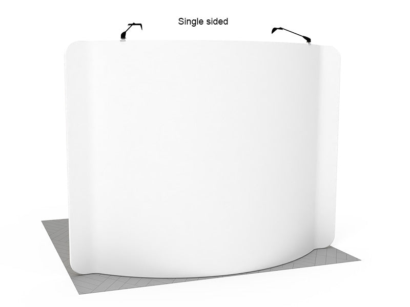 10ft Trade Show Curved Display Kit 02