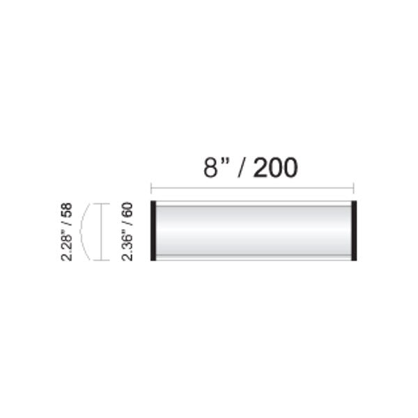 8 in. x 2 1/4 in. Office Door Signs / Wall Nameplate Sign Frame